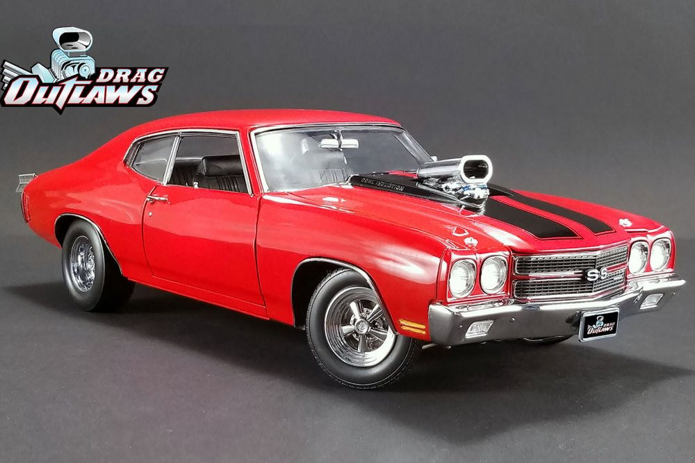 1970 Chevy Chevelle SS Hardtop, Red - Acme 1805511 - 1/18 Scale