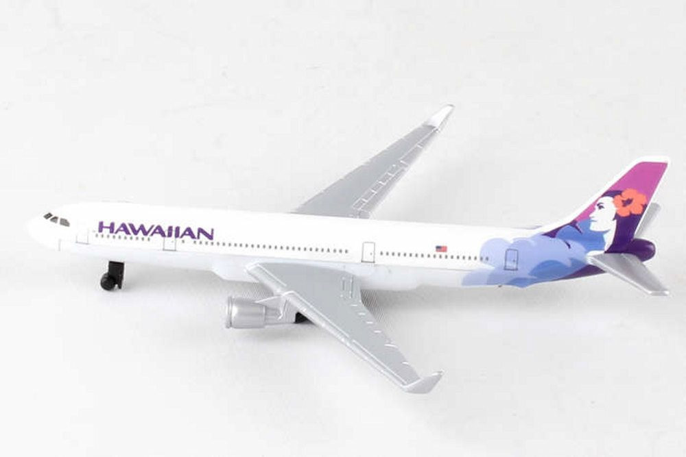 Hawaiian Airlines Single Plane, White - Daron RT2434 - Diecast
