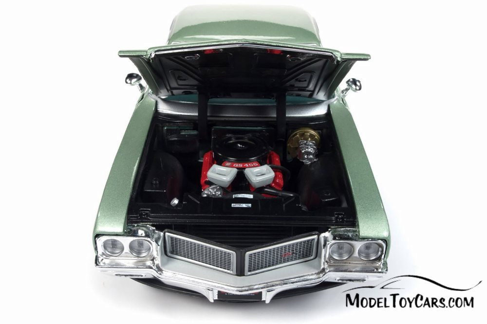 1970 Buick GS 455 Hard Top, Green - Auto World AMM1149 - 1/18 scale Diecast Model Toy Car