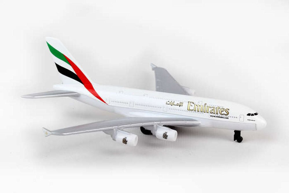 Emirates A380 Single Plane, White - Daron RT9904 - Diecast Model Airplane Replica