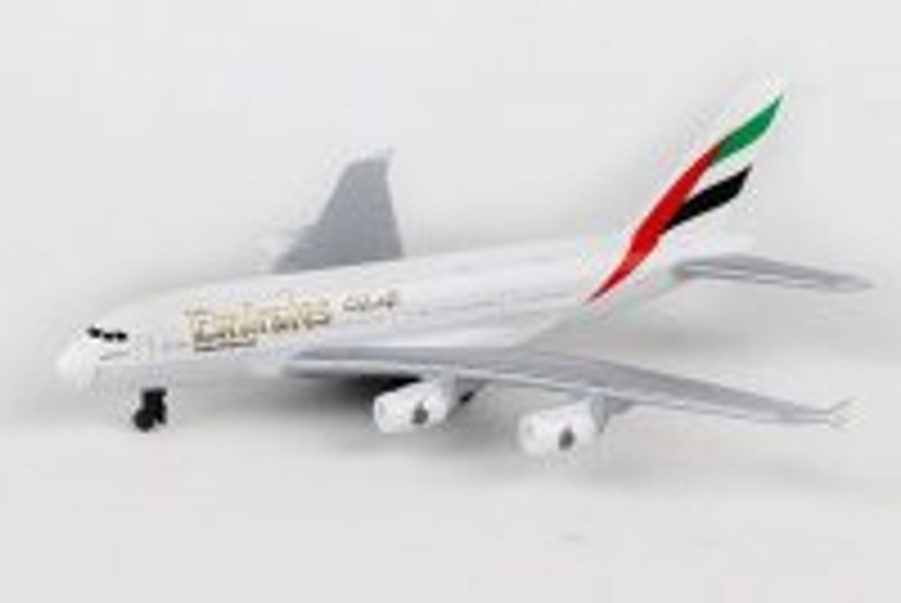 Emirates A380 Single Plane, White - Daron RT9904 - Diecast Model Airplane Replica