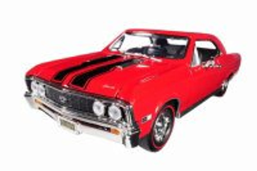 1967 Chevy Chevelle SS 396 Hard Top, Red - Motormax 73104TC/R - 1/18 scale Diecast Model Toy Car