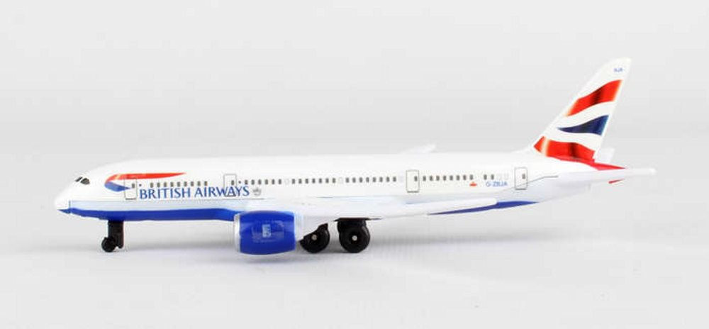 British Airways 787 Single Plane, White - Daron RT6005 - Diecast Model Airplane Replica