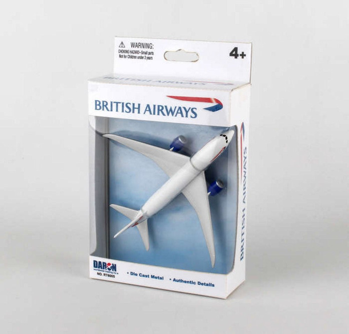 British Airways 787 Single Plane, White - Daron RT6005 - Diecast