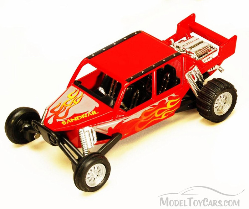 Turbo Sandrail, Red - Kinsmart 5256D - 5&quot; Diecast Model Toy Car (Brand New, but NOT IN BOX)