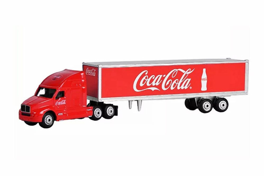 Classic Long Hauler Tractor Trailer, Coca-Cola - Motorcity