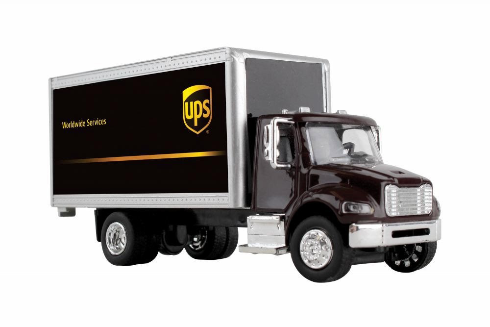 UPS Box Truck, Brown - Daron GWUPS001 - 1/50 scale Diecast Model Toy Car