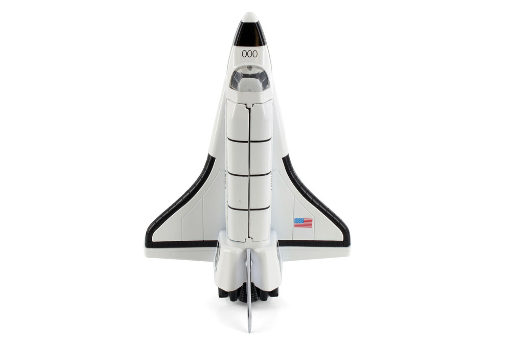 Pullback Discovery Space Shuttle, White - Daron PMT51355 -  Diecast Model Toy Spacecraft
