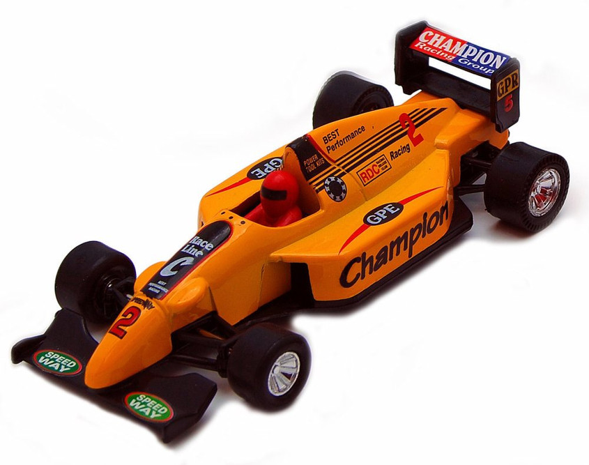 Sports Racer, Orange - Showcasts 9971D - 5 Inch Scale Diecast Model Replica