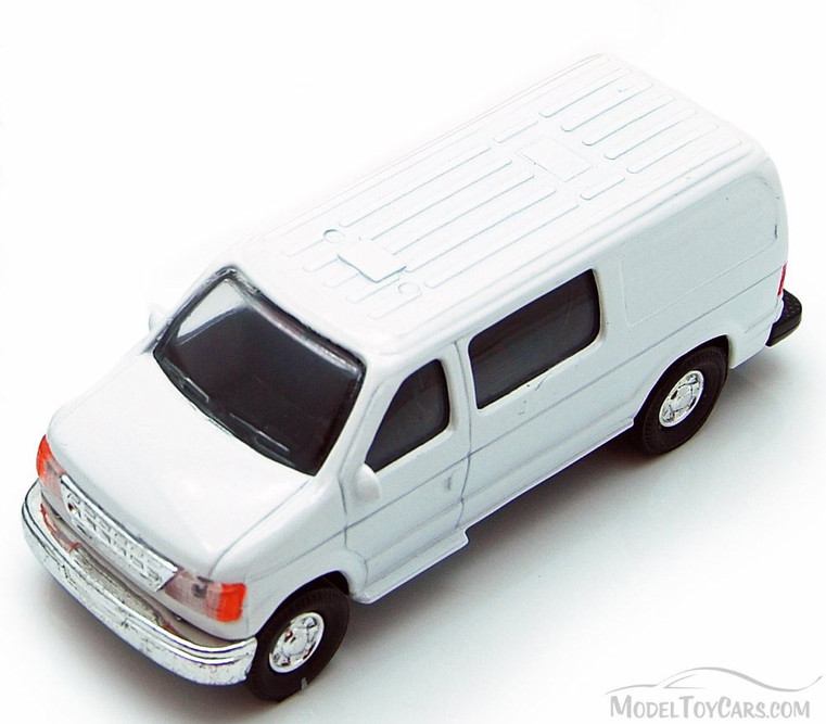 City Passenger Van, White - Showcasts 9951/4D - 4.75 Inch Scale Diecast Model Replica