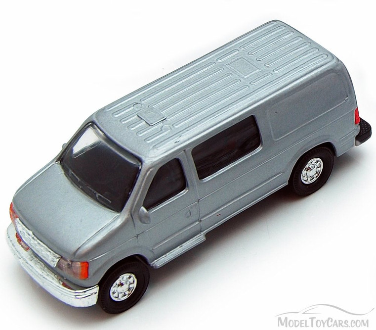 City Passenger Van, Silver - Showcasts 9951/4D - 4.75 Inch Scale Diecast Model Replica