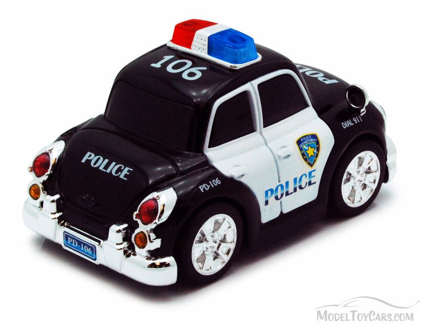 Black police hot sale car toy