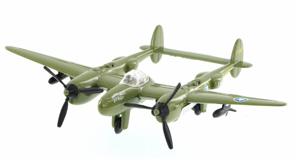 Lockheed Martin P-38 Lightning, Green - 77000DT/C - Toy Model Warplane