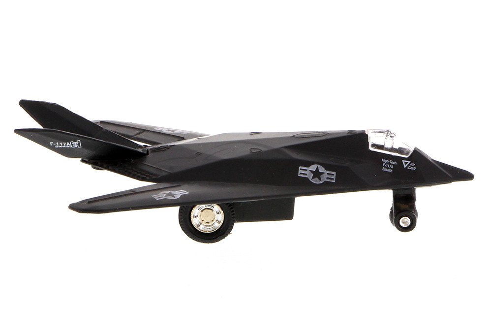 Super Flighters - F-117 Stealth Attack Plane - Showcasts 9860D - 4.75 Inch Diecast Model Replica