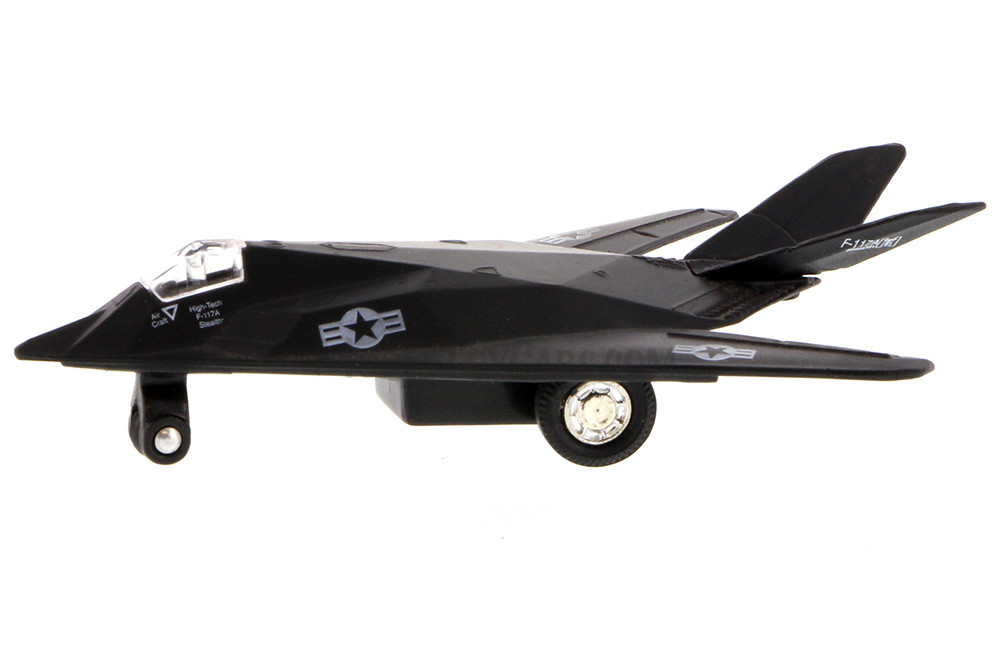 Super Flighters - F-117 Stealth Attack Plane - Showcasts 9860D - 4.75 Inch Diecast Model Replica
