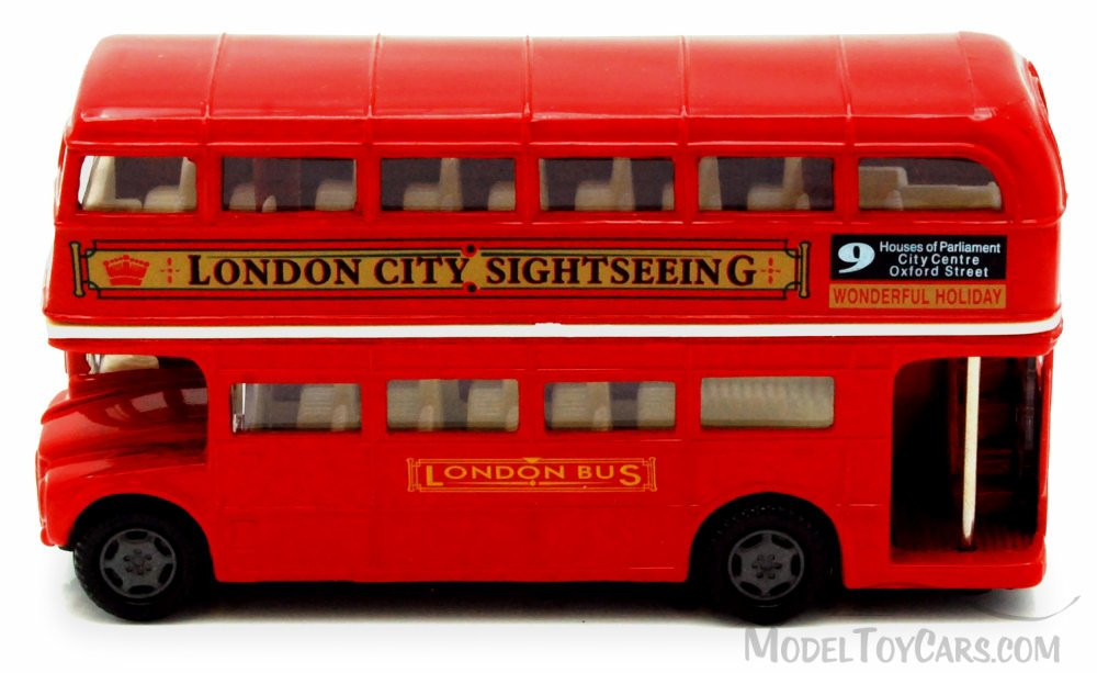 London Double Decker Bus , Red - Motormax 76002 - 4.75&quot