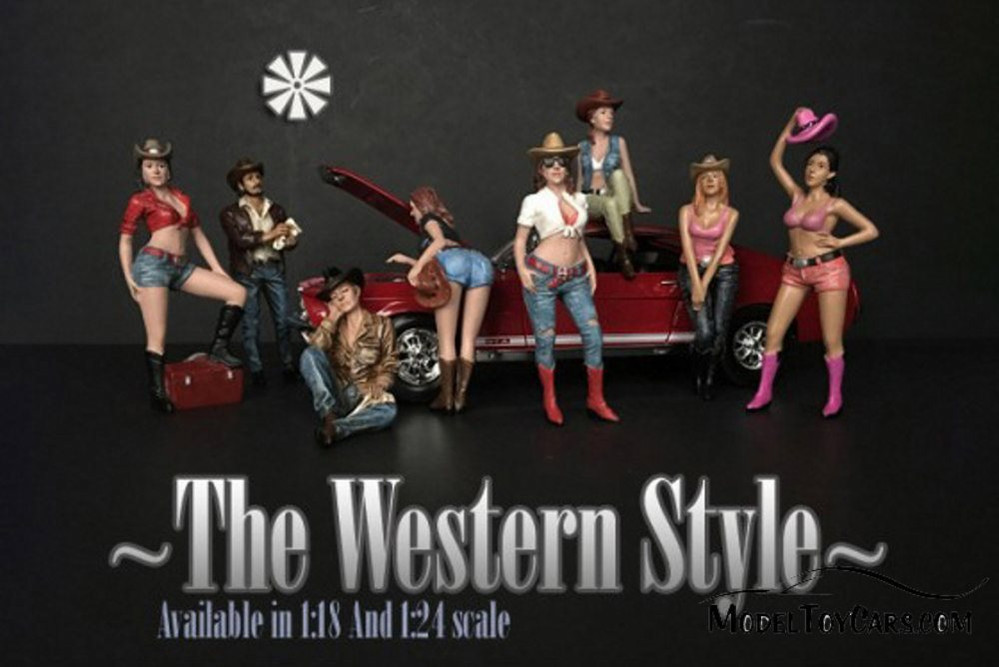 The Western Style VII, Beige and Pink - American Diorama 38307 - 1/24 Figurine - Diorama Accessory