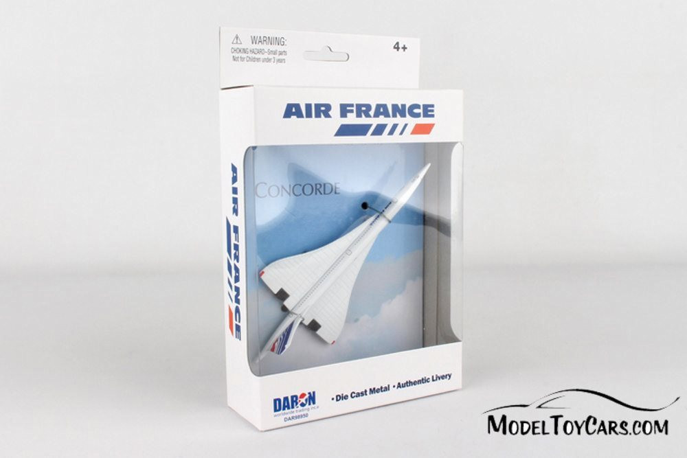 Air France Concorde Single Plane, White - Daron DAR98950 - Scale
