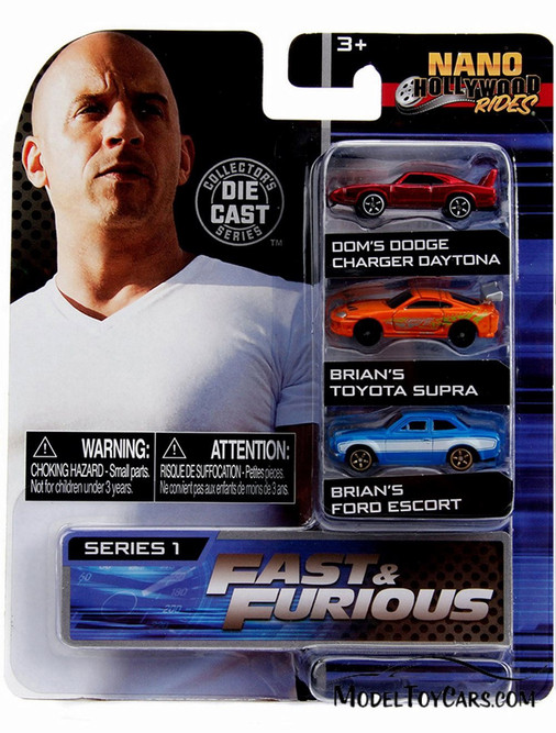 Fast & Furious 3-Pack , Fast and Furious - Jada 31124 - 1/65 scale