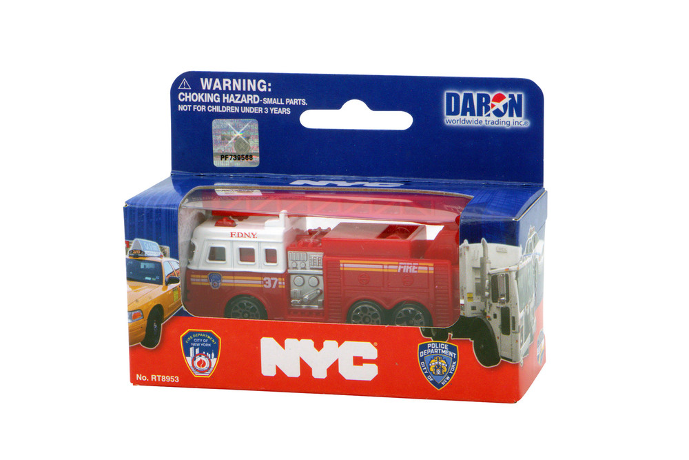 FDNY Firetruck, Red - Daron RT8953F - Diecast Model Toy Car
