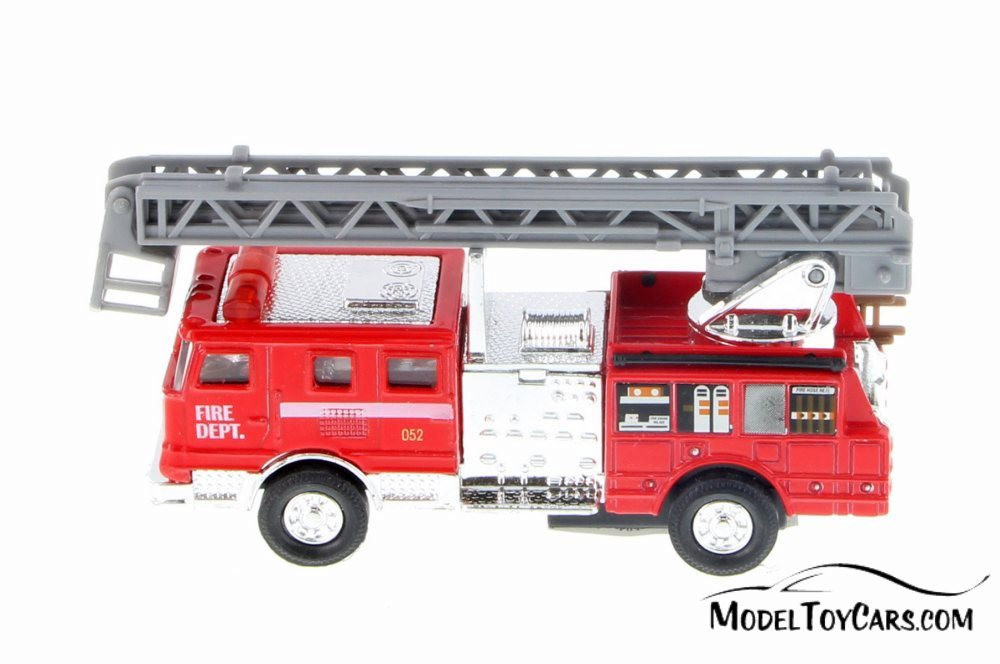 Fire Engine Ladder, Red - Showcasts 9921D - 1/32 scale Diecast Model Toy Car