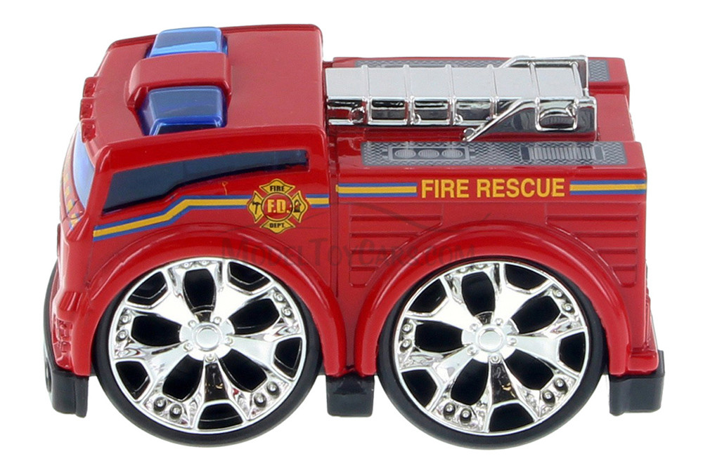 Super Engine Rescue Racer Fire Engine, Red 78401D - Motor Max Showcasts 78401/3D - Diecast Car (1 car, no box)