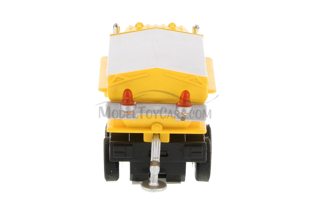 Snow Plow Truck, Yellow - Showcasts 9915D - 5.75 Inch Diecast Model Replica (New, but NO BOX))