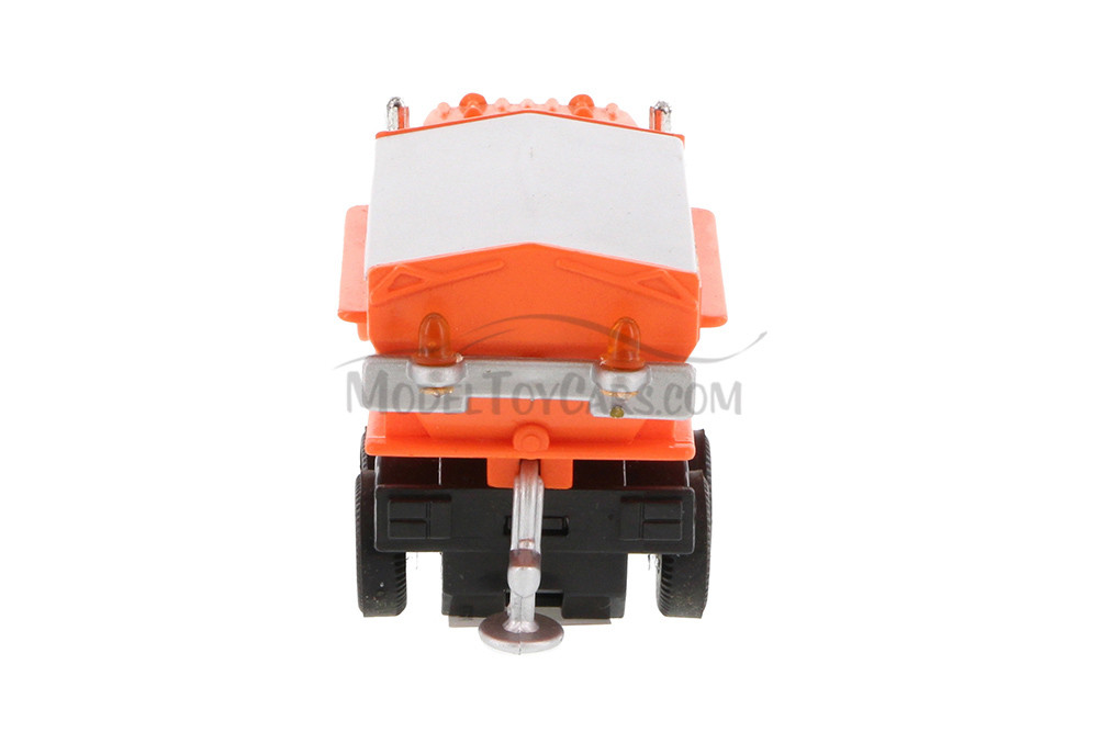 Snow Plow Truck, Orange - Showcasts 9915D - 5.75 Inch Scale Diecast Model Replica (Brand New, but NOT IN BOX)