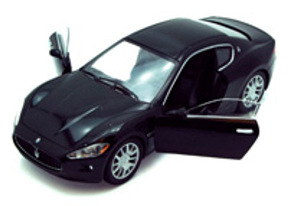Maserati Gran Turismo, Black - Showcasts 73361 - 1/24 Scale Diecast Model Toy Car (Brand New, but NOT IN BOX)