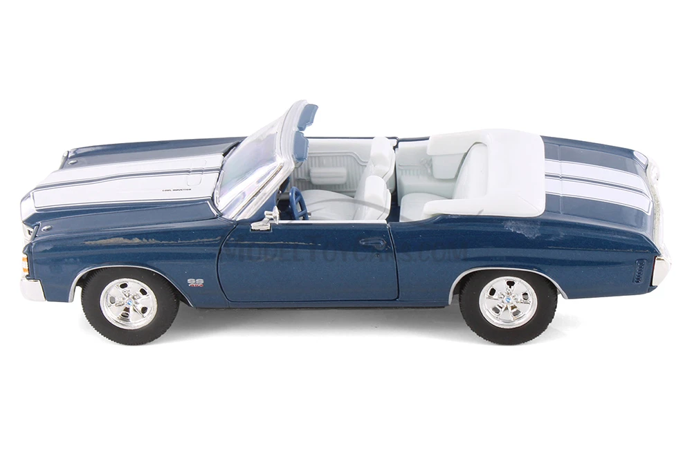 Welly 1971 Chevy Chevelle SS454 Convertible (Four Color Bundle) - 1/24 Scale Diecast Model Cars