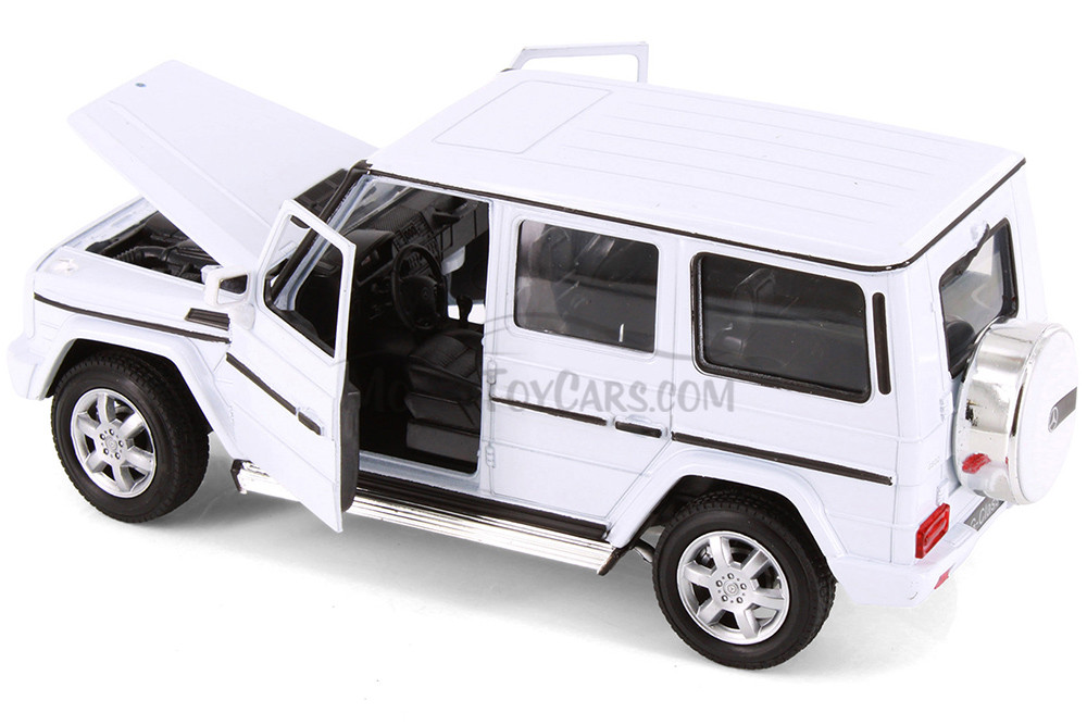 Box of 4 Mercedes-Benz G Class Wagon Diecast Car Set - Showcasts® 1/24 Scale Diecast Model Cars, Assorted Colors