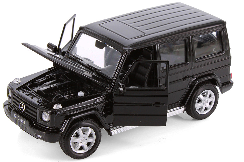 Box of 4 Mercedes-Benz G Class Wagon Diecast Car Set - Showcasts® 1/24 Scale Diecast Model Cars, Assorted Colors