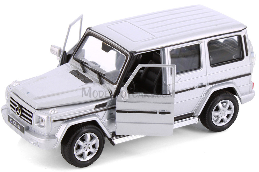 Box of 4 Mercedes-Benz G Class Wagon Diecast Car Set - Showcasts® 1/24 Scale Diecast Model Cars, Assorted Colors