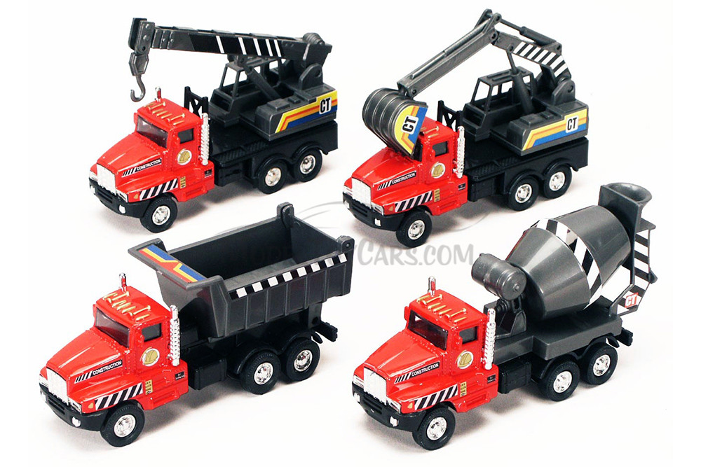 Power ConstructionDiecast Car Package - Box of 12 5.25 Inch Scale Diecast Model Cars, Assd Colors
