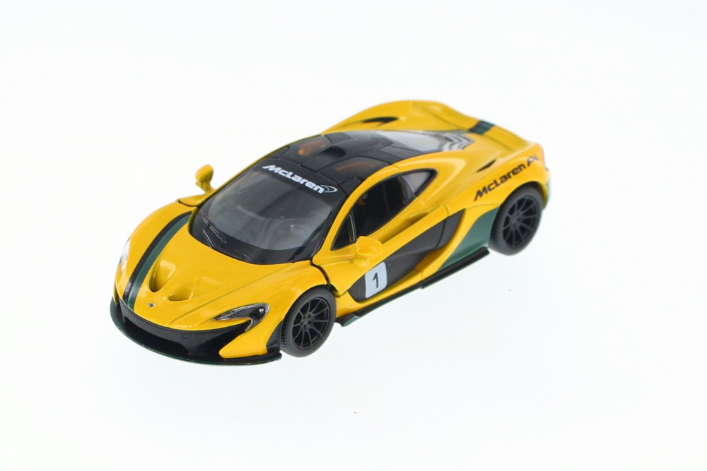 McLaren P1 with Prints Diecast Car Package - Box of 12 1/36 Scale Diecast Model Cars, Assd Colors