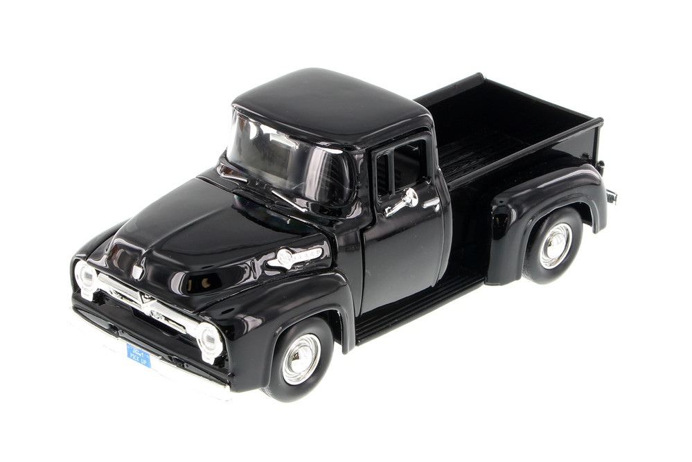  1956 Ford F-100 Pickup Diecast Car Set - Box of 4 1/24 Scale Diecast Model Cars, Assorted Colors