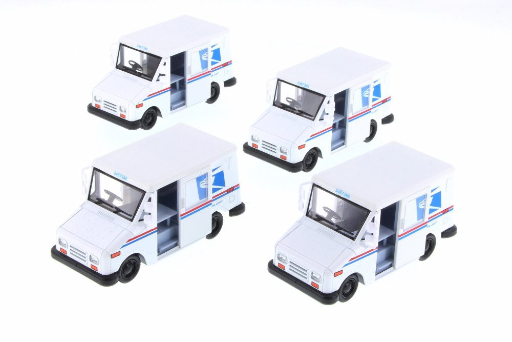 United States Postal Service (USPS) Long Live Set - Box of 12 Assd 1/34 Scale Diecast Model Cars