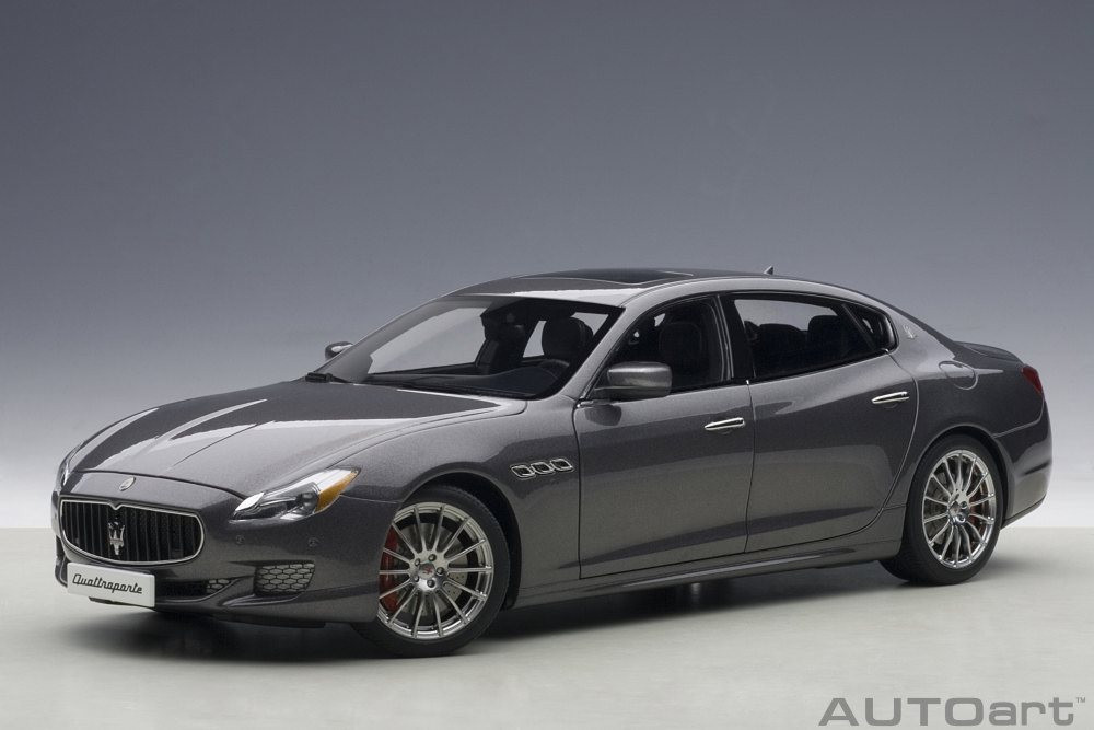 2015 Maserati Quattroporte GTS, Maratea Grey - AUTOart 75806