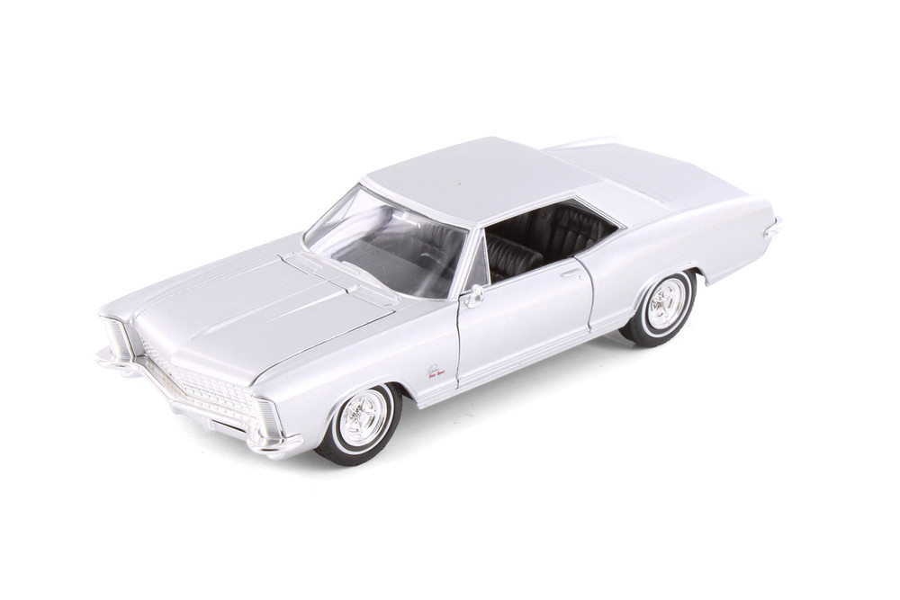 Box of 4 1965 Buick Riviera Grand Sport Set - Showcasts 1/24 Scale Diecast Model Cars, Assd Colors