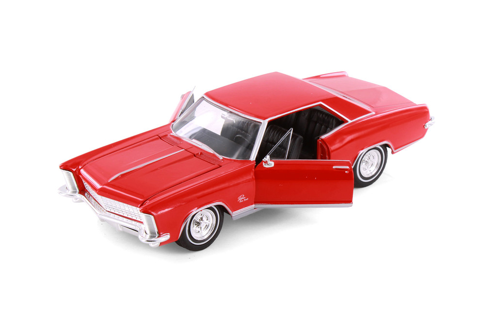 Box of 4 1965 Buick Riviera Grand Sport Set - Showcasts 1/24 Scale Diecast Model Cars, Assd Colors