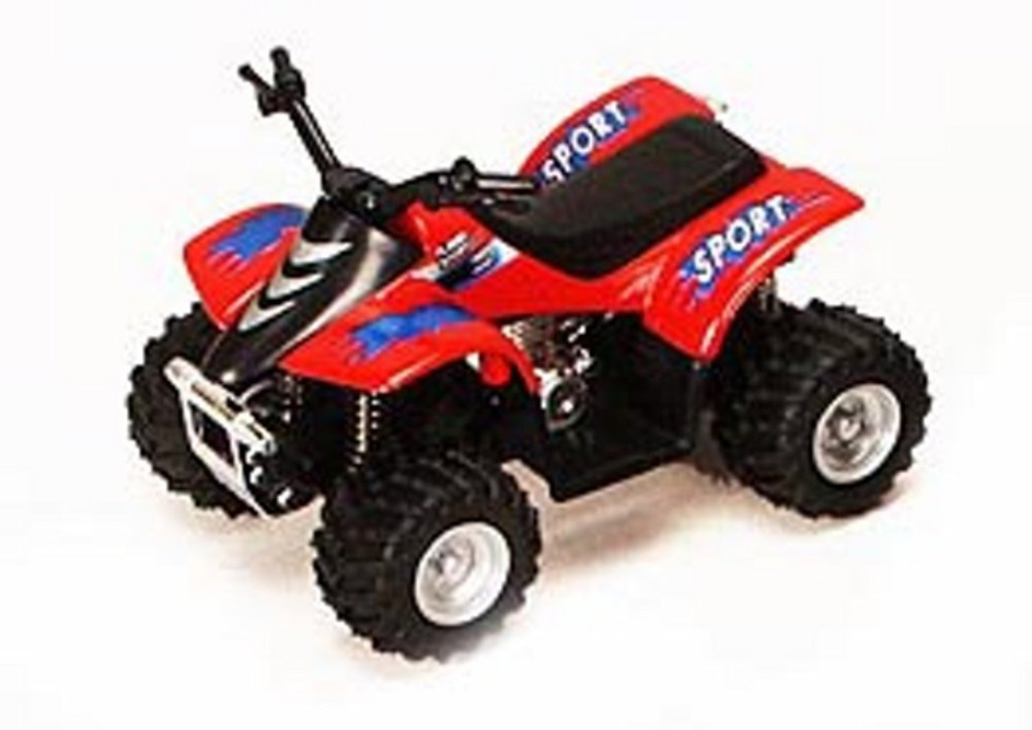 Smart ATV Diecast Car Package - Box of 12 3.5 inch Scale Diecast Model Cars, Assorted Colors