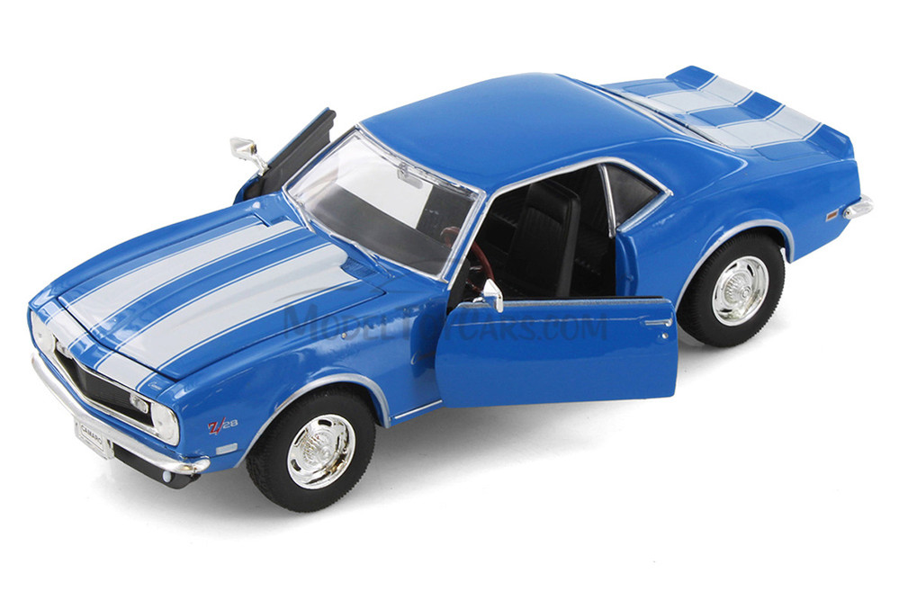 Box of 4 1968 Chevy Camaro Z/28 (ASSTD) Showcasts® - 1/24 Scale Diecast Model Cars