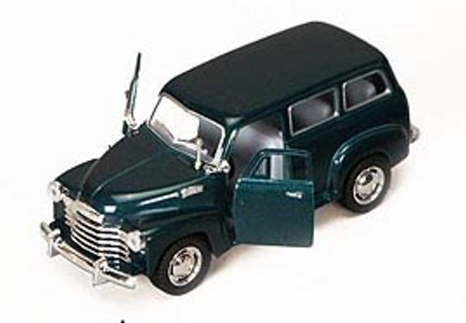 1950 Chevy Suburban Diecast Car Package - Box of 12 1/36 scale Diecast Model Cars, Assorted Colors