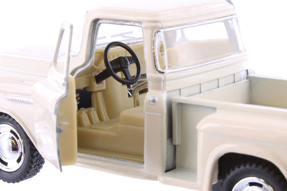Box of 12 1955 Chevy Stepside Pickup, ASSTD - Kinsmart 5330/6D - 1/32 Scale Diecast Model Toy Cars