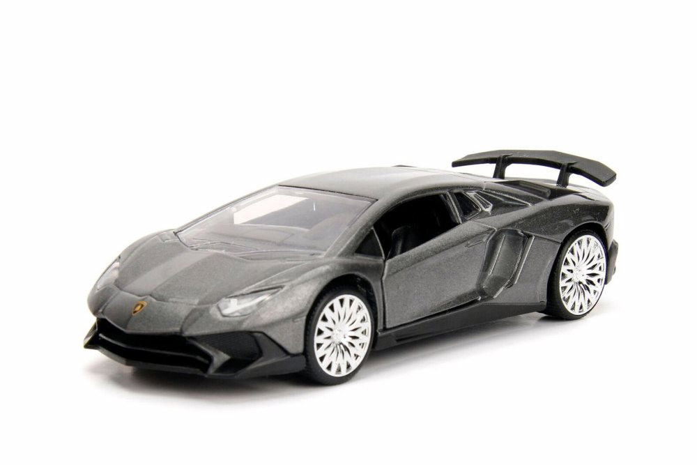 2017 Lamborghini Aventador Hard Top, Gray - Jada 30109WA1 - 1/32 scale Diecast Model Toy Car