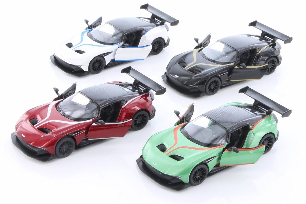 Aston Martin Vulcan with   Diecast Car Set - Box of 12 1/38 Scale Diecast Model Cars, Assd Colors