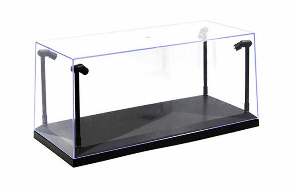 Acrylic LED Display Cases - 1/18 Scale Illuminated Showcase for