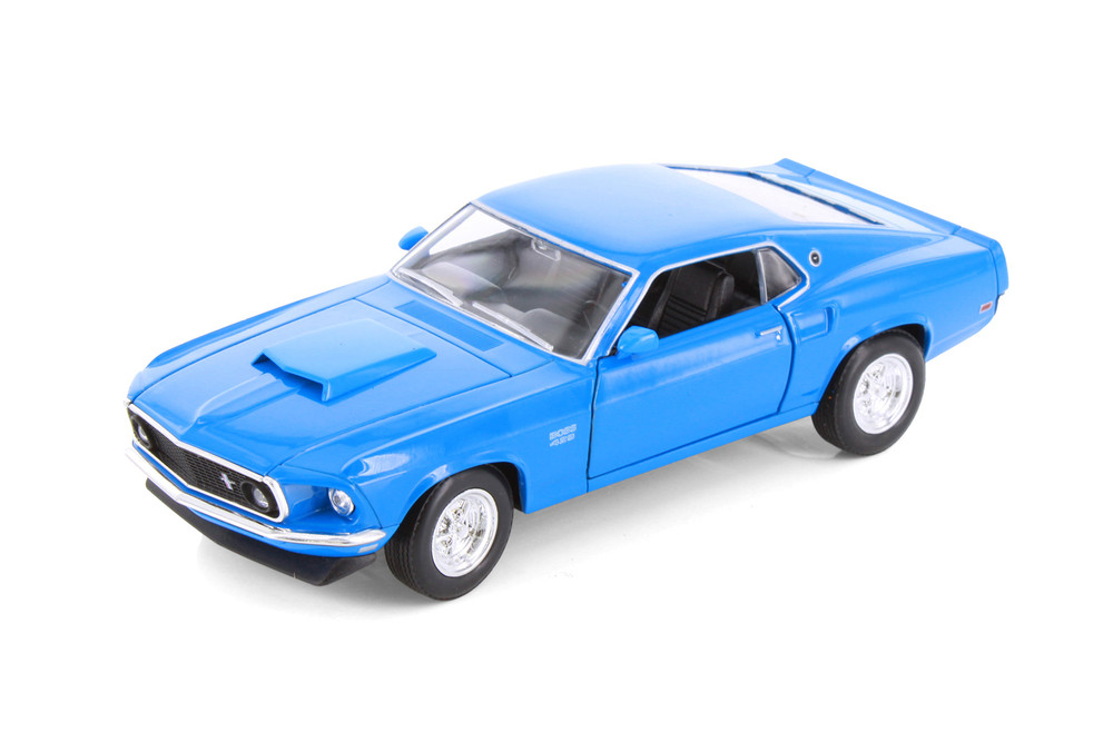 Box of 4 1969 Ford Mustang Boss 429 Hardtop Diecast Car Set