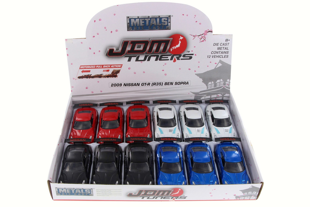 2009 Nissan Ben Sopra GT-R R35 Diecast Car Package - Box of 12 1