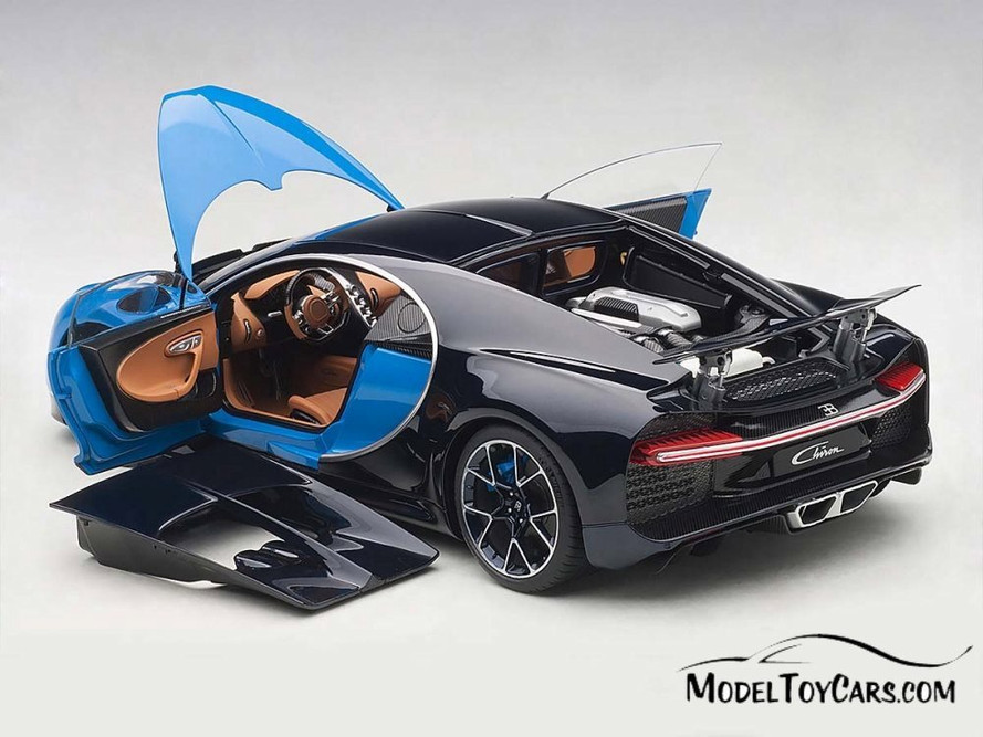 2017 Bugatti Chiron, French Racing Blue and Atlantic Blue